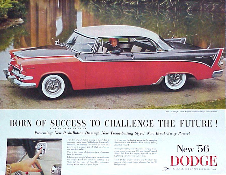 1956 Dodge Auto Advertising